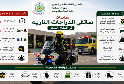 تعلميات سائقي الدراجات
